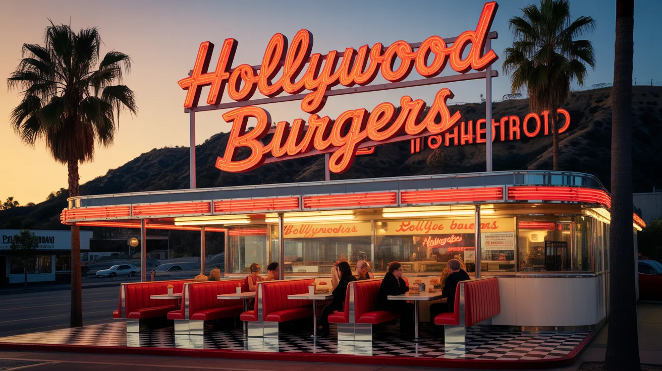 Iconic Hollywood Fast Food Restaurant