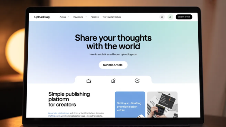 How Do I Submit an Article on Uploadblog.com?
